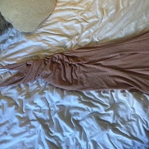 Pink glittery slit dress from Windsor (4)